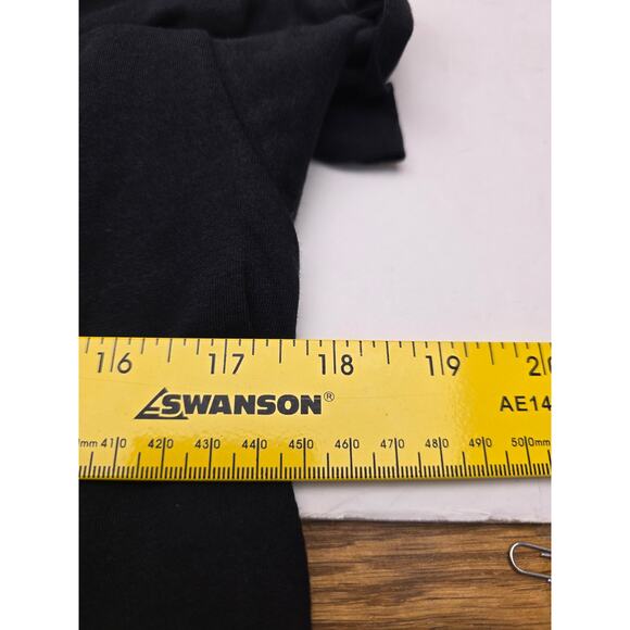 Artist-Signed Black Cotton T-Shirt Medium – Michelangelo Hands Parody NWOT - Picture 5 of 5